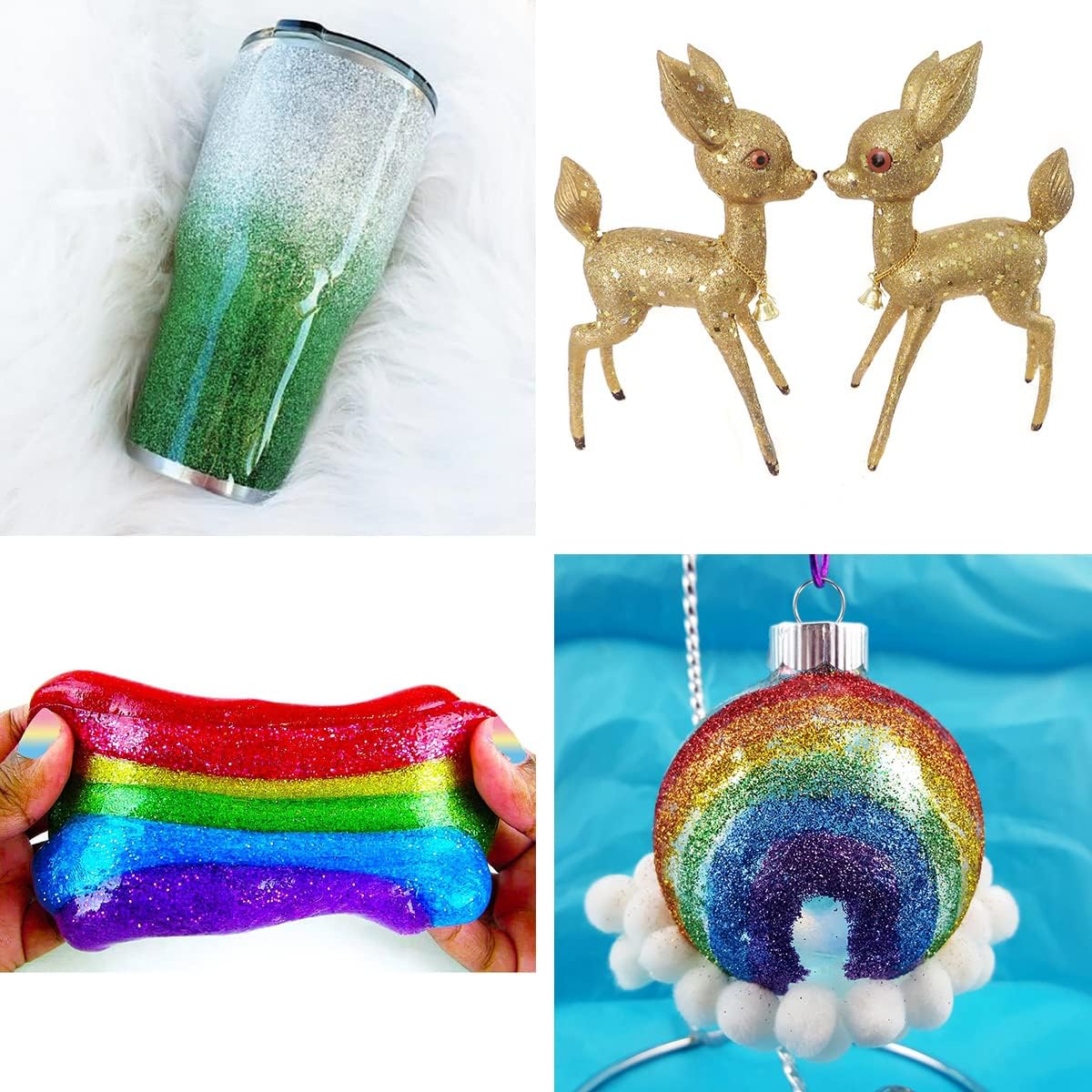 Holographic Fine Glitter, 100g/3.5oz Extra Fine Glitters Powder Packs for Resin, Craft Glitter for Tumblers Candle Slime Making, Festival Body Face Eyeshadow Nail Glitter (Light Gold 1)