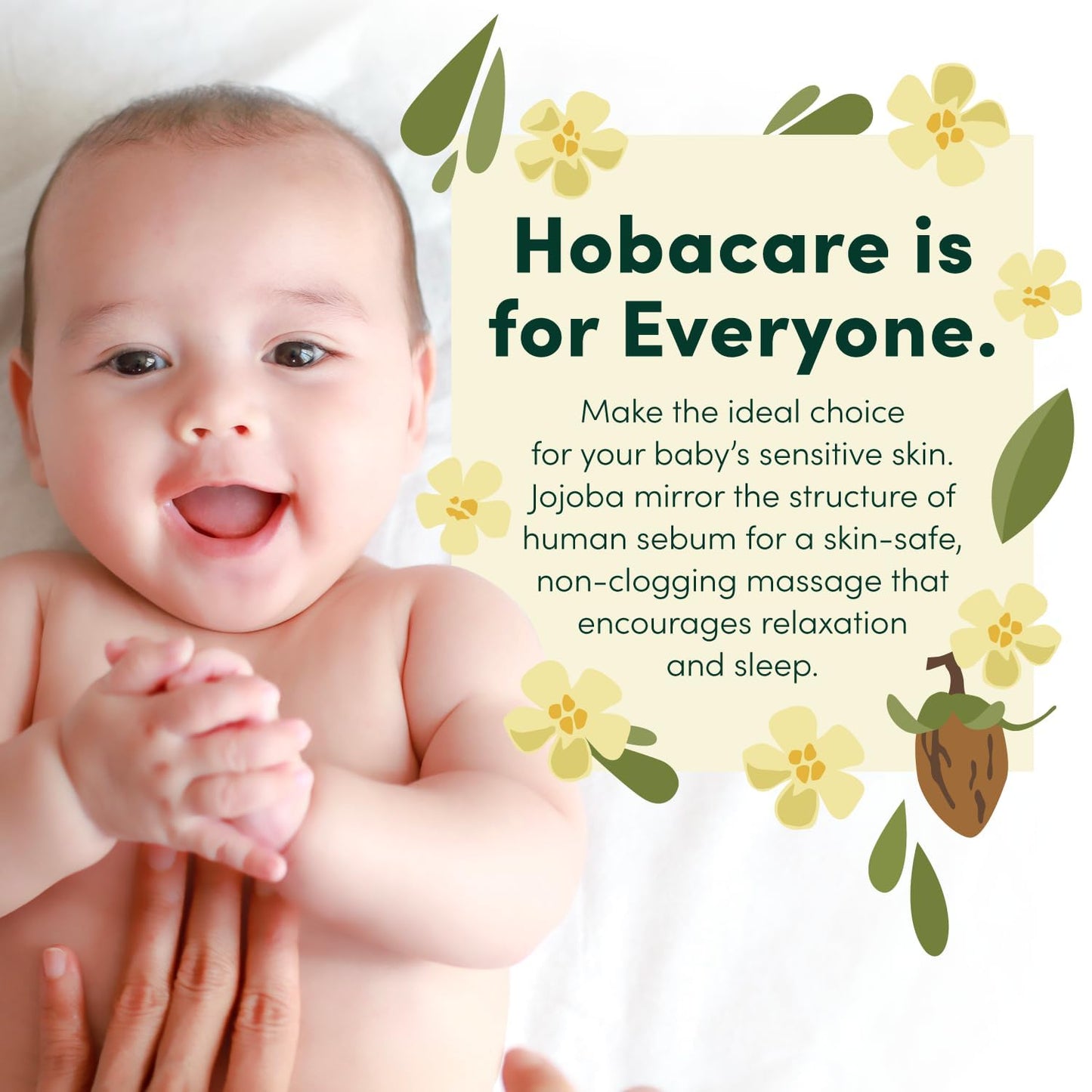 HobaCare Hexane Free Jojoba Oil for Nails & Cuticles, Dry Skin, Beard Care, Scalp Massage Therapy – Mini Travel Size Pure Unrefined Natural Carrier Oil for Skincare, Shaving, Hair Treatment (4.22 oz)