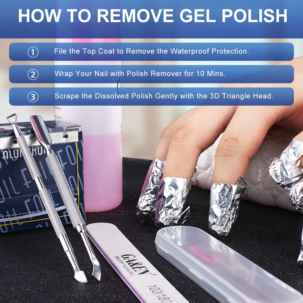 2PCS Metal Silver Cuticle Pusher and Scraper, Nail Trimmer Cutter Stainless Steel Gel Scraper Tool, Nail Polish Remover Peeler Durable Salon Manicure Pedicure Cleaner for Fingernail and Toenail