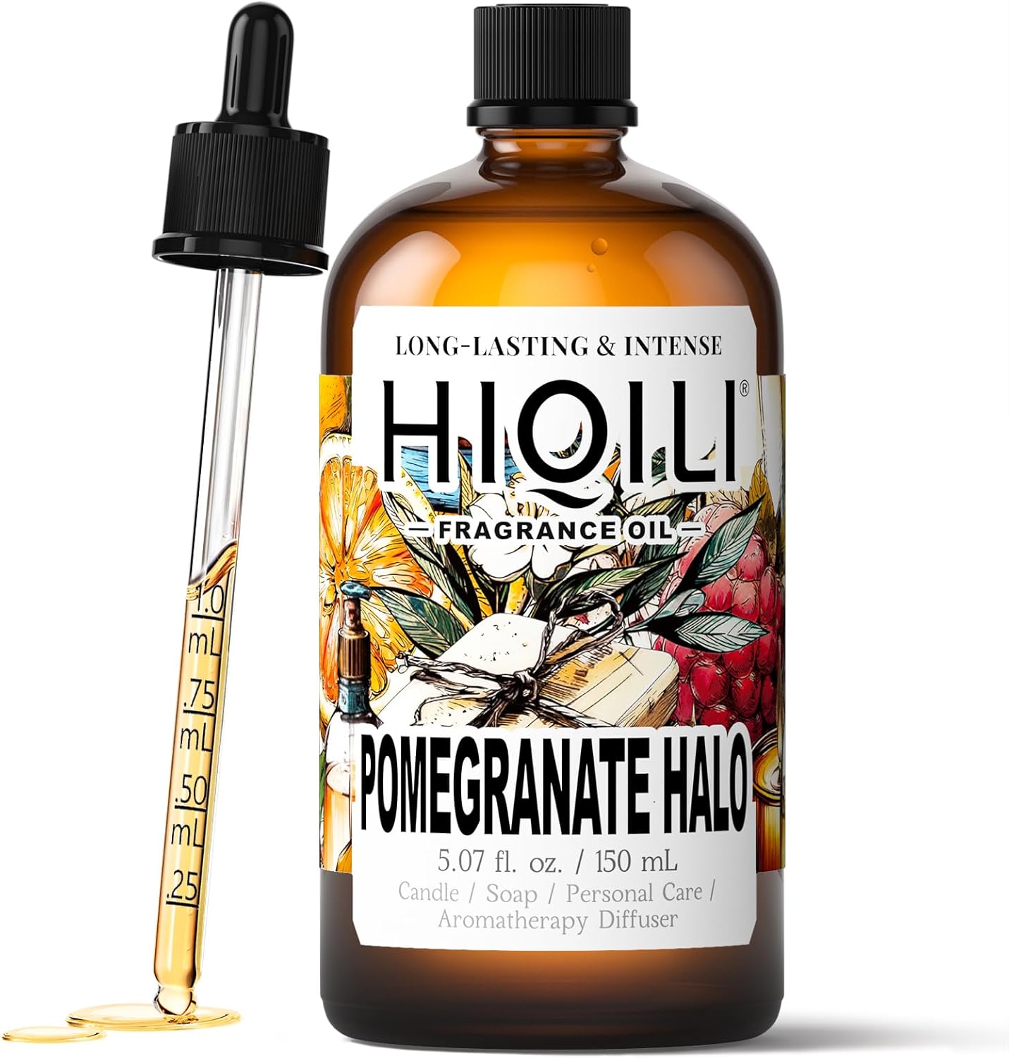 HIQILI Pomegranate Halo Fragrance Oil - 5.07 Fl Oz