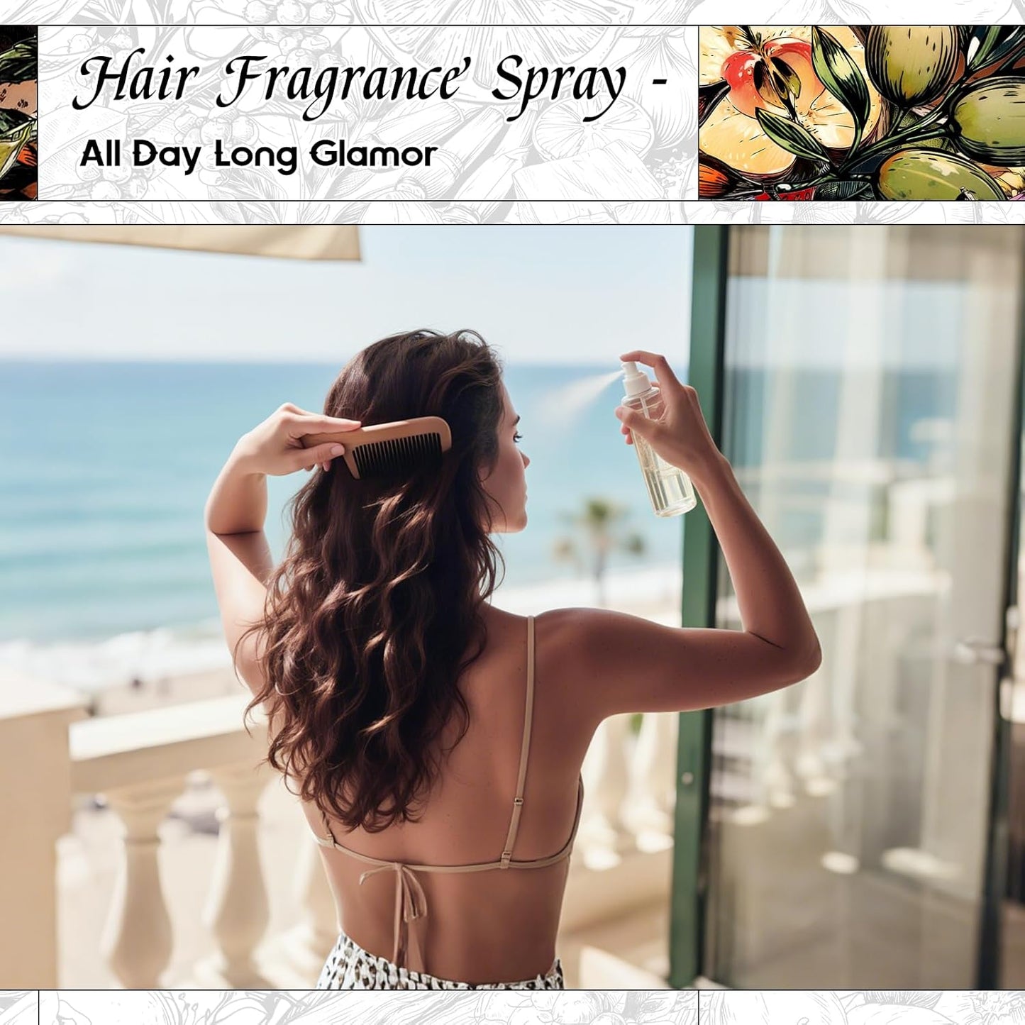 HIQILI Glam Girl Fragrance Oil for Candle, Soap, Inspired by Her-rera G.Girl, Perfume Making, Essential Oil Diffuser, Long Lasting Scents for Hair & Skin - 5.07 Fl Oz