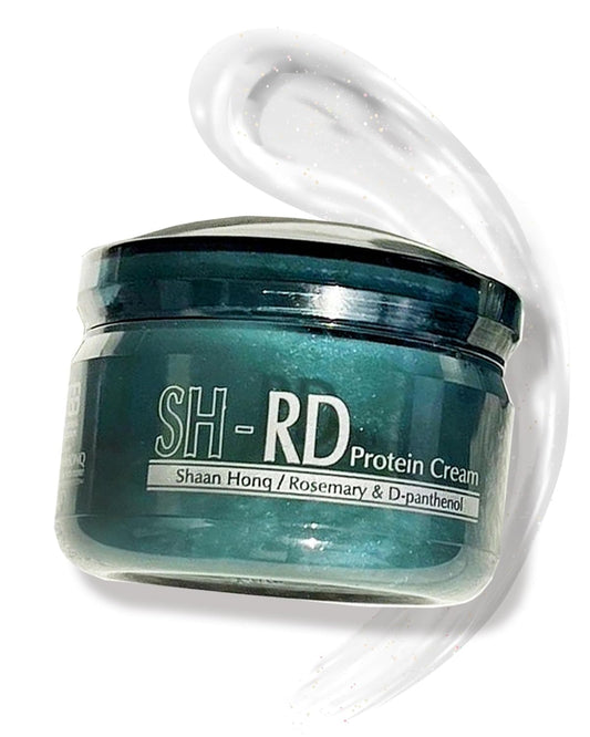 SH-RD Protein Cream for Dry Damaged Hair, 2.71oz/80ml - Leave-In Conditioner with Rosemary Extract, Hydrolyzed Silk Protein to Restore, Revitalize and Repair Split Ends for All Hair Types