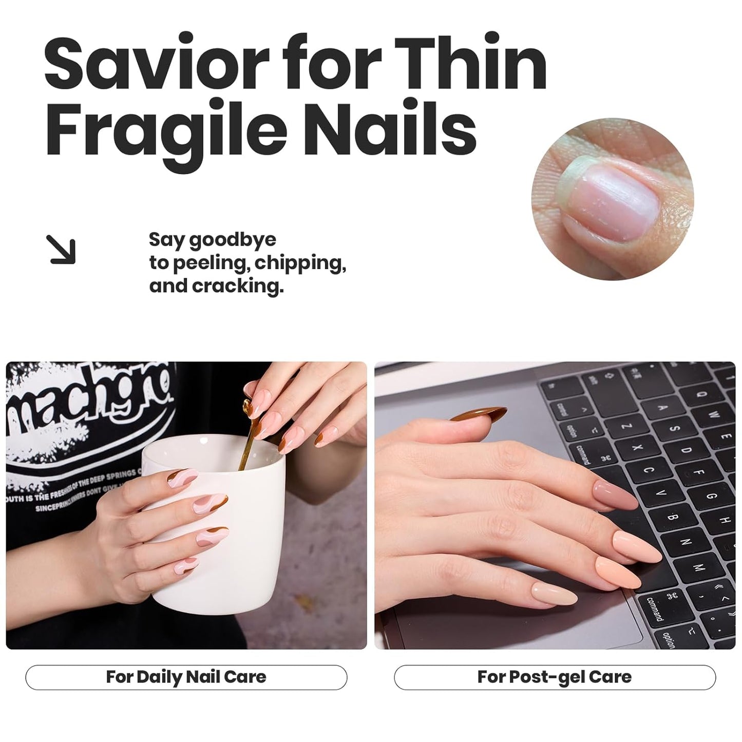 Beetles Nude Nail Polish Set Coconut Mousse 6Pcs, Pink Nail Fast Drying Long Lasting Neutral Brown Red Burgundy Dark Lacquer Glossy for Salon-Quality Results