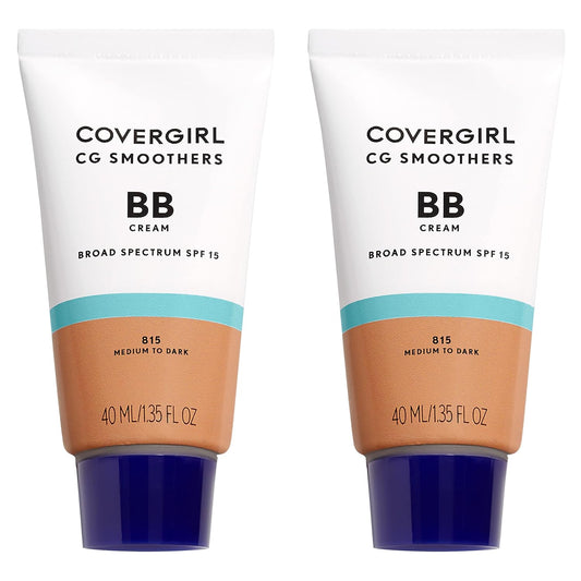 COVERGIRL Smoothers Bb Cream, Medium To Dark 815, 1.35 Fl Oz, 2 Count