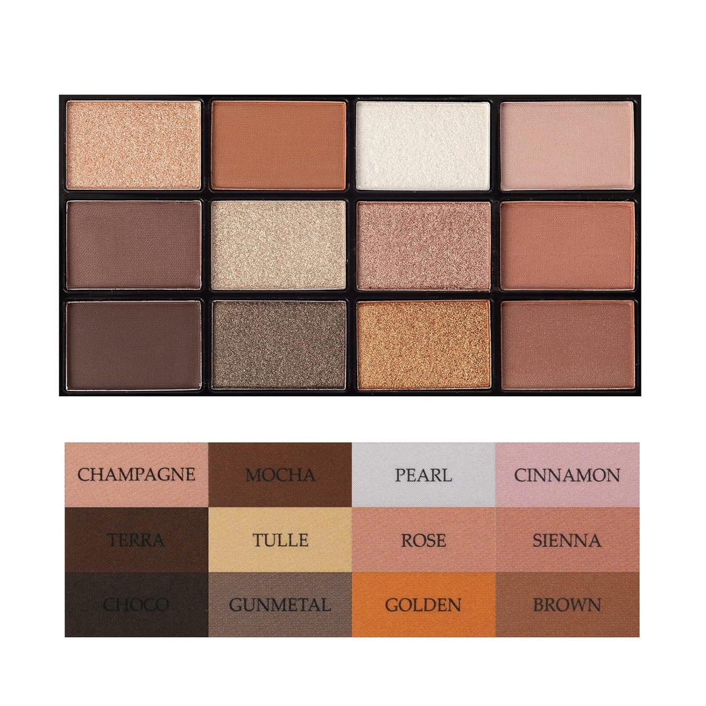 12 Colors Eyeshadow Palette Makeup Shades Nude Matte Shimmer Glitter Pigment, Pro Long Lasting&Waterproof Highlighting Makeup Palette,Ideal Gift(Twilight City)
