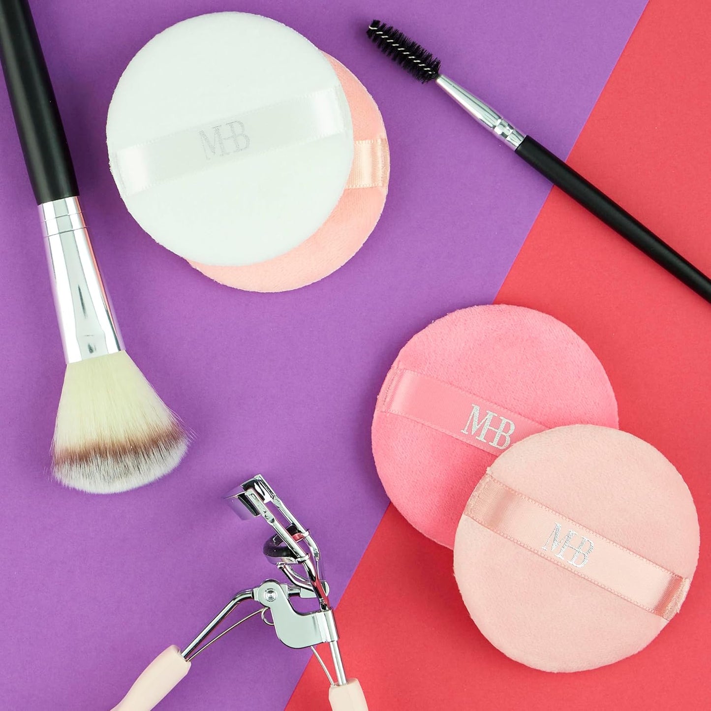 8pc Beauty Buffs Set - Round Beauty Blenders Collection, Flawless Finish Makeup Sponges To Blend & Set - Cosmetic Beauty Puff Makeup Applicators Professional Beauty Tools + Accessories