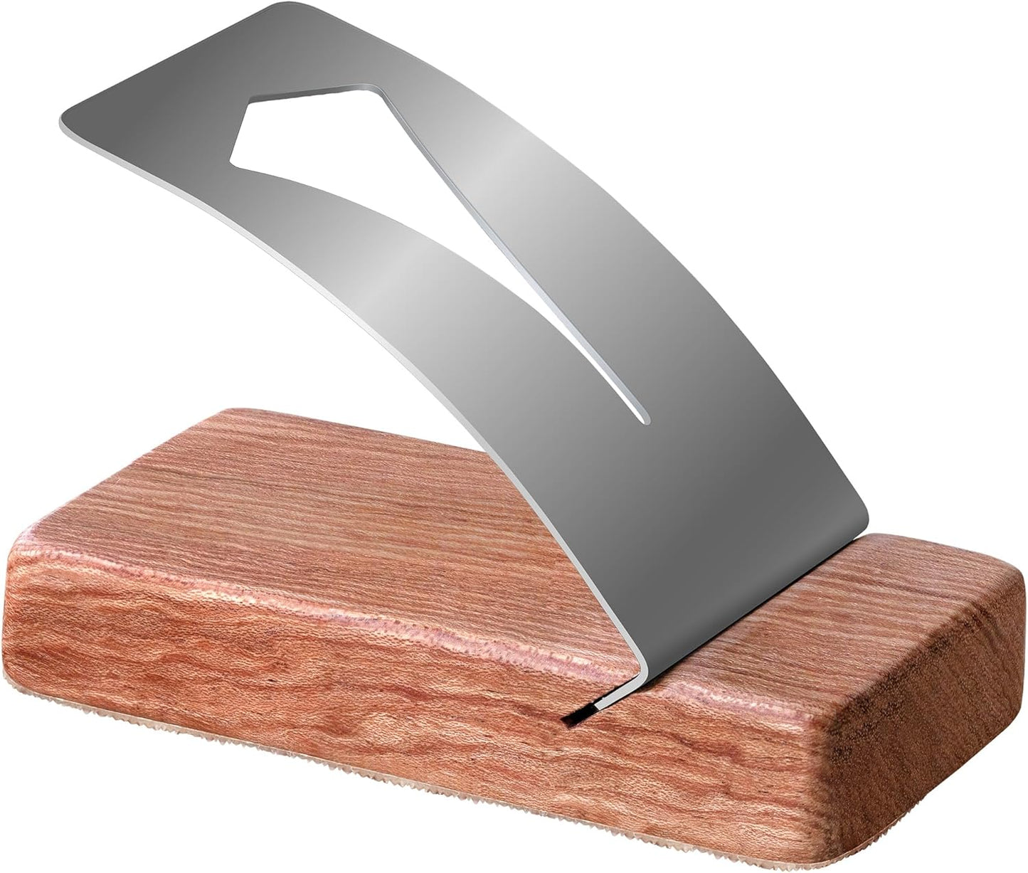 Savina Zipper Jig Tool, Hardwood & Stainless Steel Zipper Installing Tool for Dresses & Pants, Works with Various Sizes, Tool for Sewing.