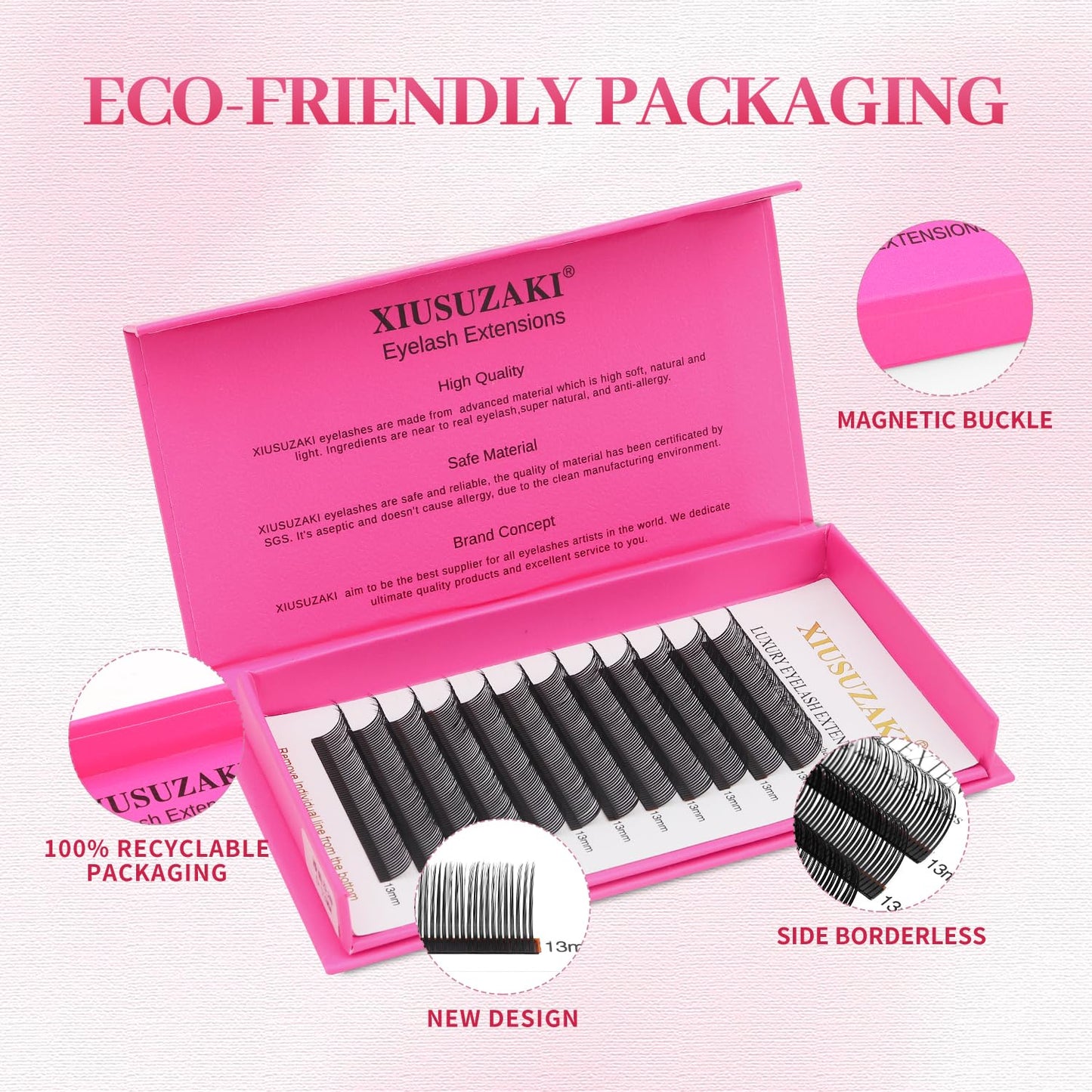 5D Flower Lash Extensions Spikes Lashes 0.07 Matte Black D Curl Lashes 14mm Volume Eyelash Extension Lash Trays Professional Use(5D Flower,0.07-D,14mm)