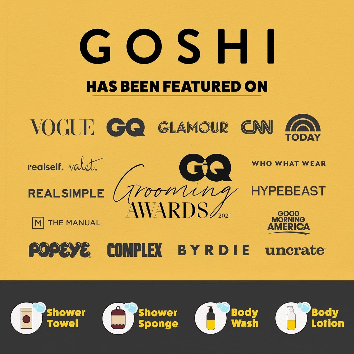 GOSHI Exfoliating Shower Sponge - Rip-Resistant, Rapid-Drying Exfoliating Bath Sponge for All Skin Types - Brick Red - Made in Japan