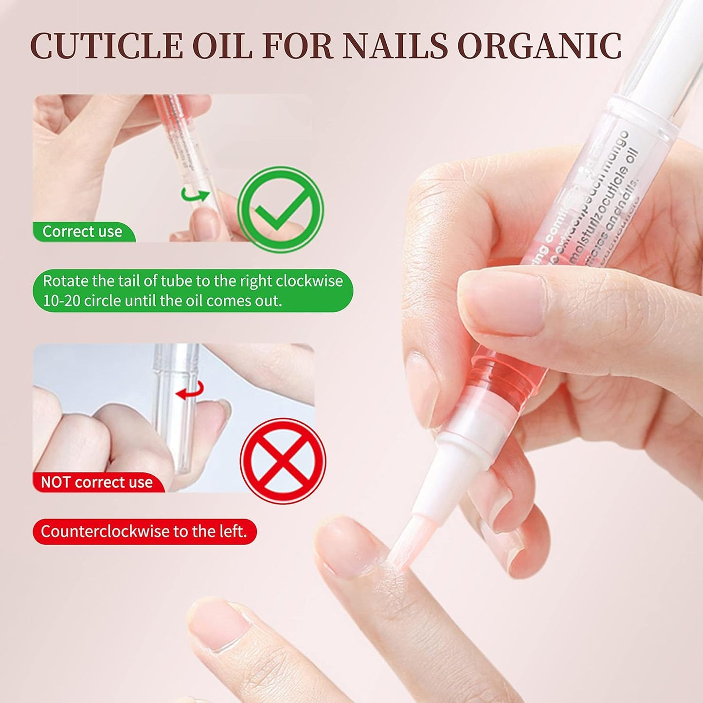 4pcs Cuticle Oil Cuticle Pen Cuticle Pen Nail Nutrition Oil Repair Nail Care Essential Oil Moist Cuticle Oil Pen for Nails cuticle oil