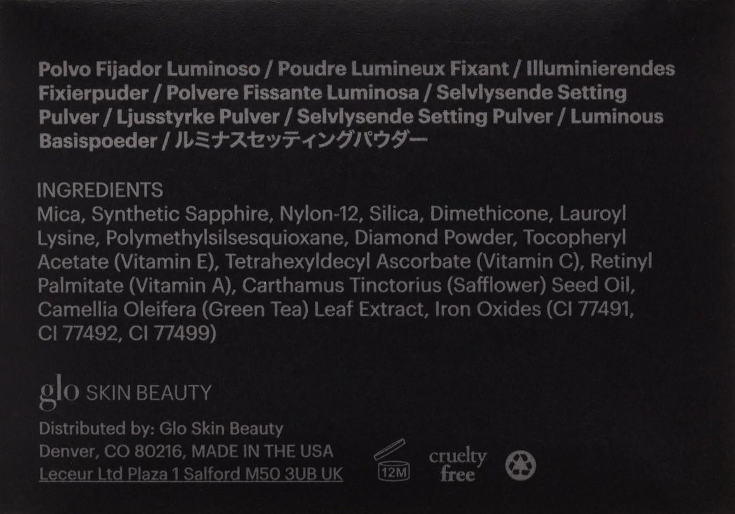 Glo Skin Beauty Luminous Setting Powder | Set and Extend Your Foundation with A Soft-Focus Effect