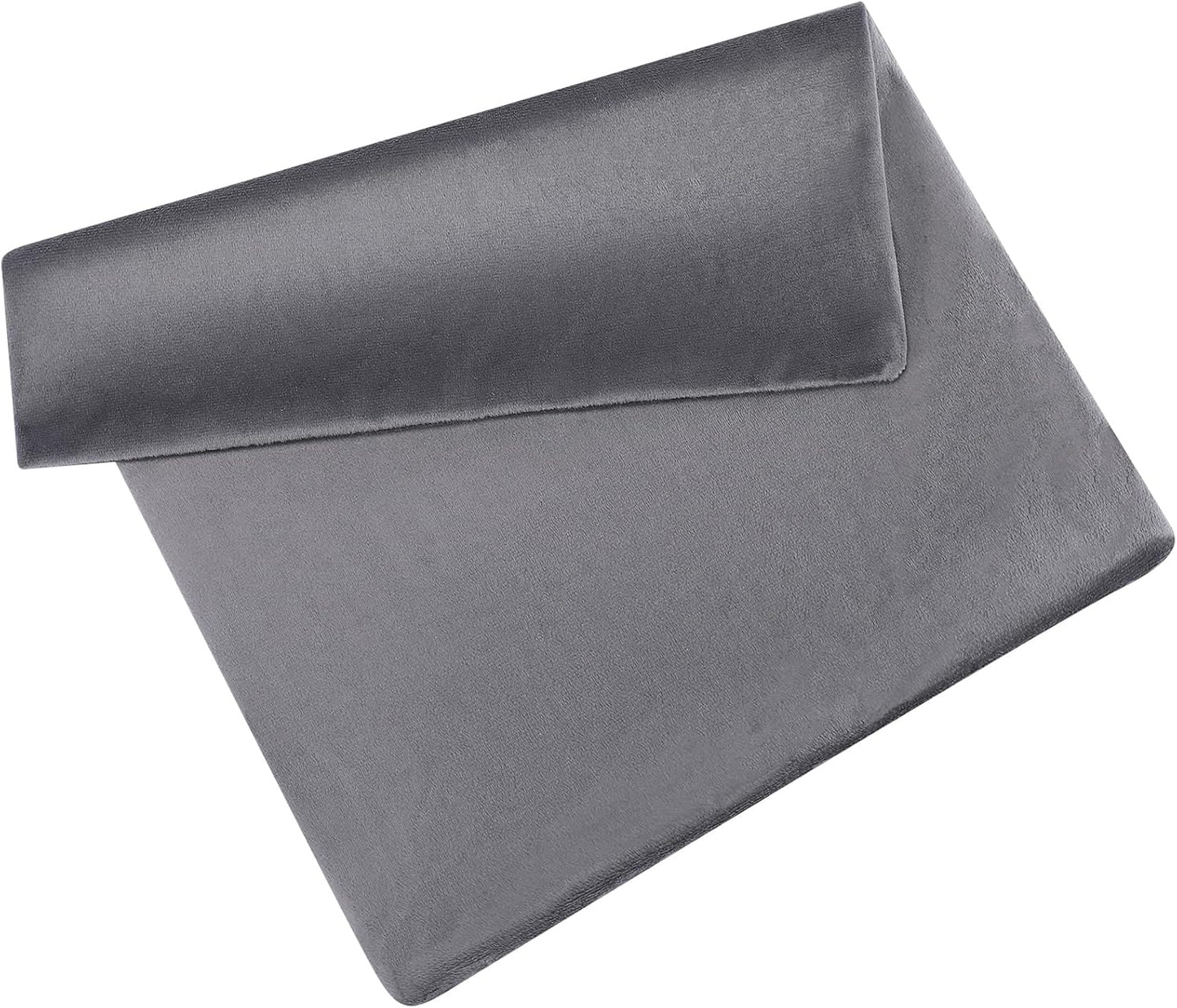 Mixweer Flannel Heating Pad Replacement Cover Soft Flannel Replacement Cover for Heating Pad or Pillow(Grey,12 x 15 Inches)
