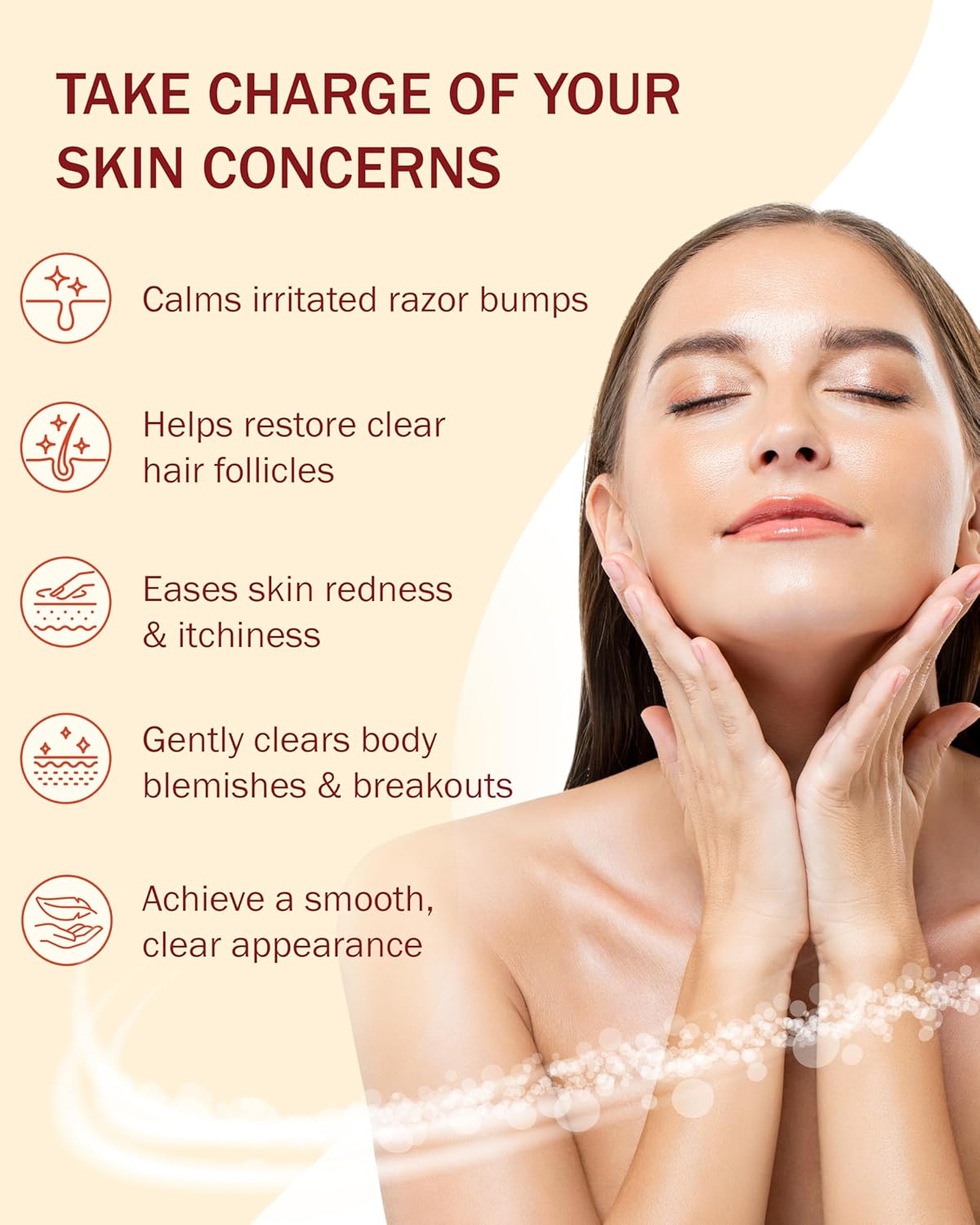 Folliculitis Treatment 2% BHA Body Spray - Salicylic Acid with Tea Tree Oil & Aloe Vera - Spray Moisturizer for Dry Skin, Clogged Pores & Irritation by Made in USA e70, 4 fl. oz