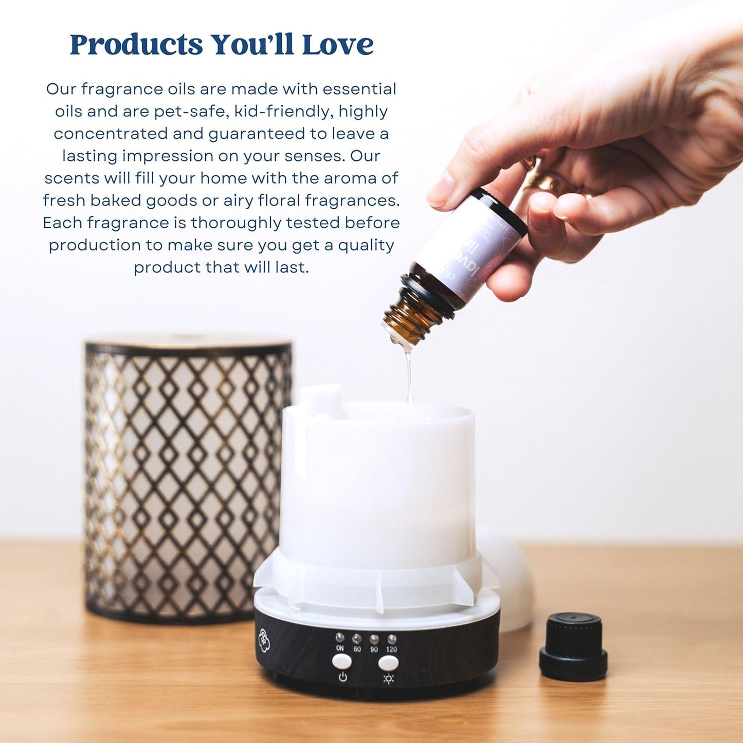 CANDECraftCo Premium Fragrance Oil – Diffuser Oils Fragrances Scented for Home, Candle Soap Making Supplies, Aromatherapy Blends for House (0.34 Fl Oz) (2-Pack, White Driftwood)