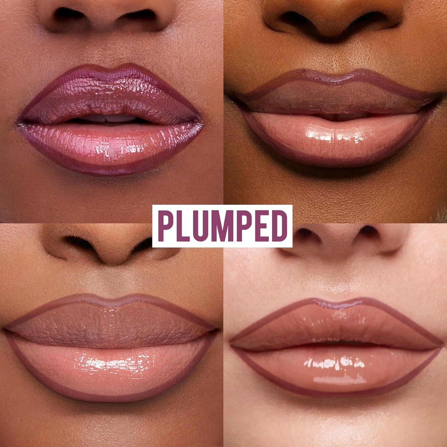 iMethod Lip Stain - Lip Liner Stain Peel Off, Natural Long Lasting, Waterproof Stay On All Day, Transfer-Proof, Highly Pigmented, Instant Color, PLUMPED